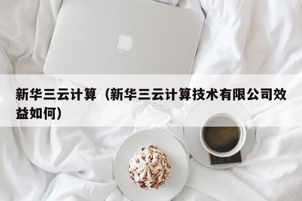 新华三云计算（新华三云计算技术有限公司效益如何）